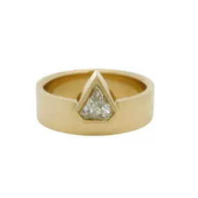 ZENITH - Modern Gold & Diamond Engagement Ring